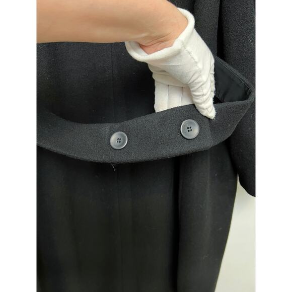 ❌SOLD❌Vintage Y2K Worthington Black Wool/Cashmere Blend Long Coat 22W - Picture 3 of 7